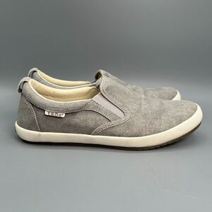Taos Dandy Women's 7.5 Gray Athletic Running Sneakers Slip-On Round Toe Low Top
